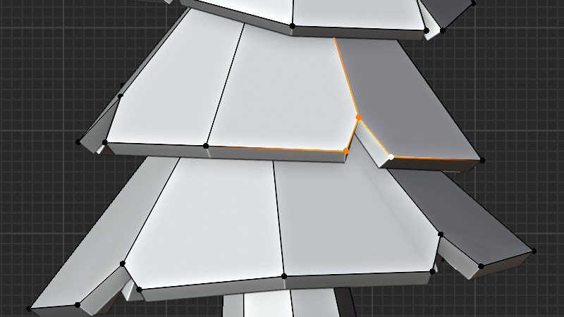 Cutting chunks out of foliage