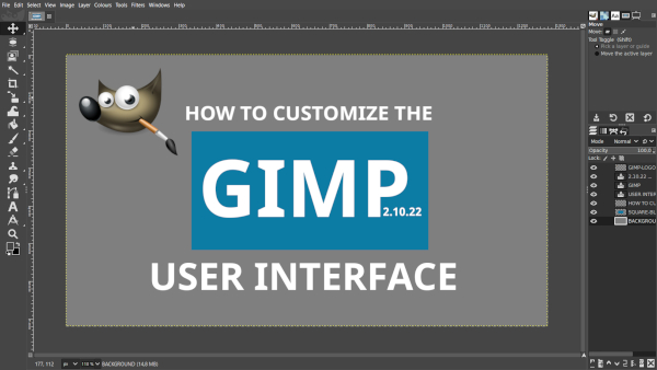 gimp interface